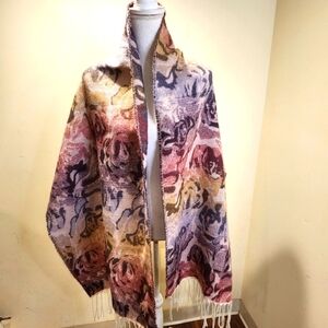 Steve Madden large Floral  scarf